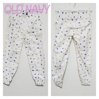 オールドネイビー(Old Navy)の【5/110】オールドネイビー　花柄　パンツ　ズボン(パンツ/スパッツ)