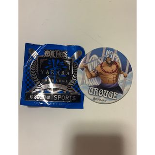 ワンピース(ONE PIECE)のワンピース　ウルージ　缶バッジ　輩　スポーツ(バッジ/ピンバッジ)