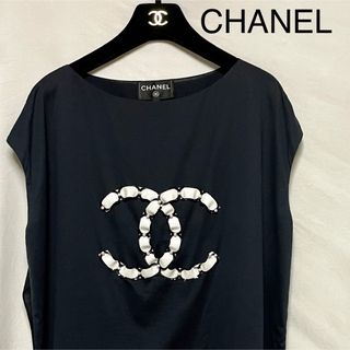 シャネル(CHANEL)のCHANEL シャネル ’21年クルーズコレクション パール ココマーク(シャツ/ブラウス(半袖/袖なし))