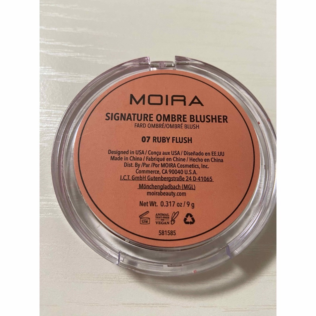 MOIRA Cosmetic SIGNATURE OMBRE BLUSHER コスメ/美容のベースメイク/化粧品(チーク)の商品写真