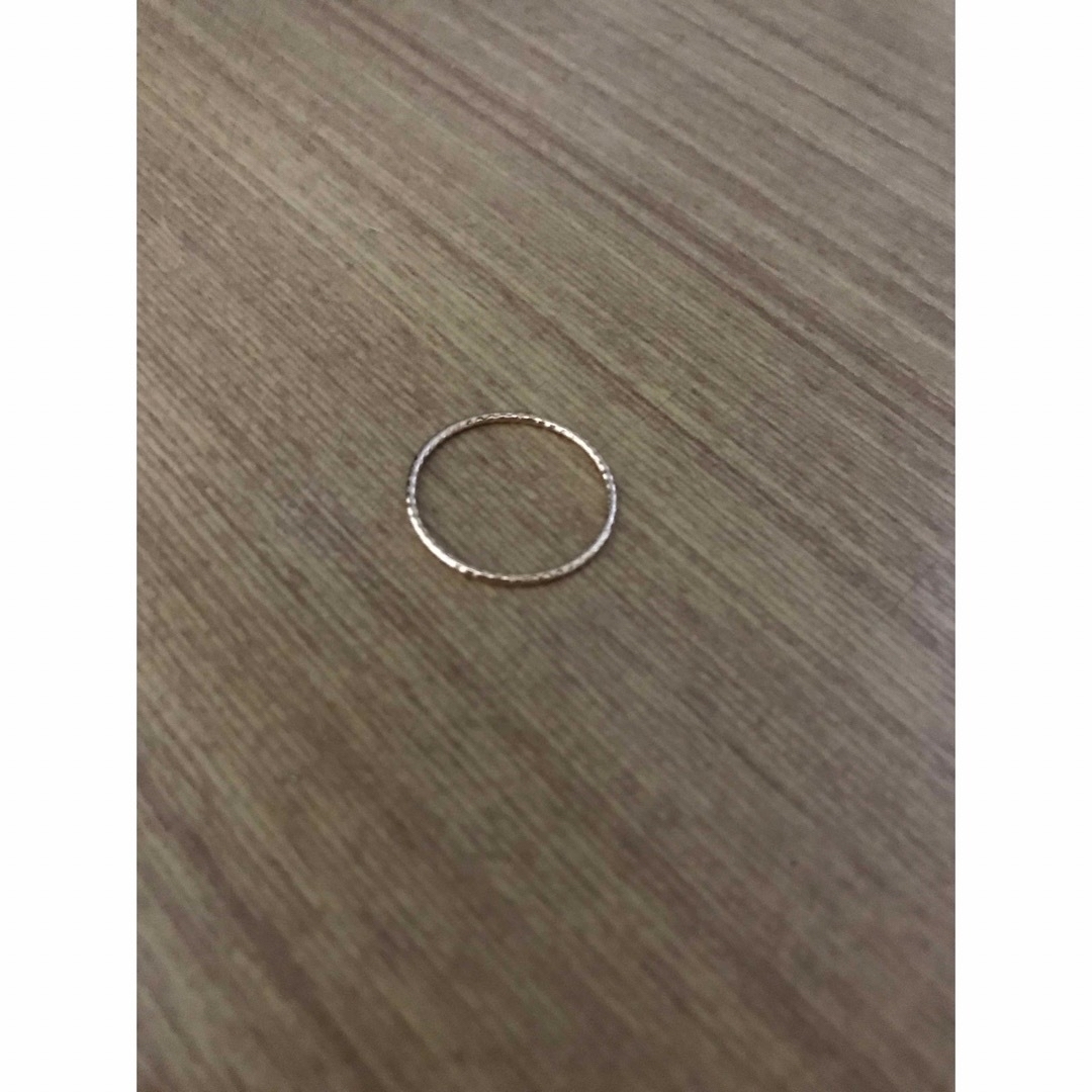 K10 ピンクゴールド　10号　華奢リング　スパーク レディースのアクセサリー(リング(指輪))の商品写真