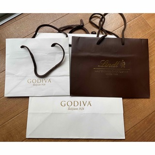 ゴディバ(GODIVA)のGODIVA2枚、Lindt ショップ袋 まとめ売り(ショップ袋)