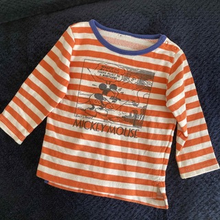 ディズニー(Disney)の赤ちゃん本舗　ディズニー　ミッキー　ロンT 長袖　トレーナー　90(Tシャツ/カットソー)