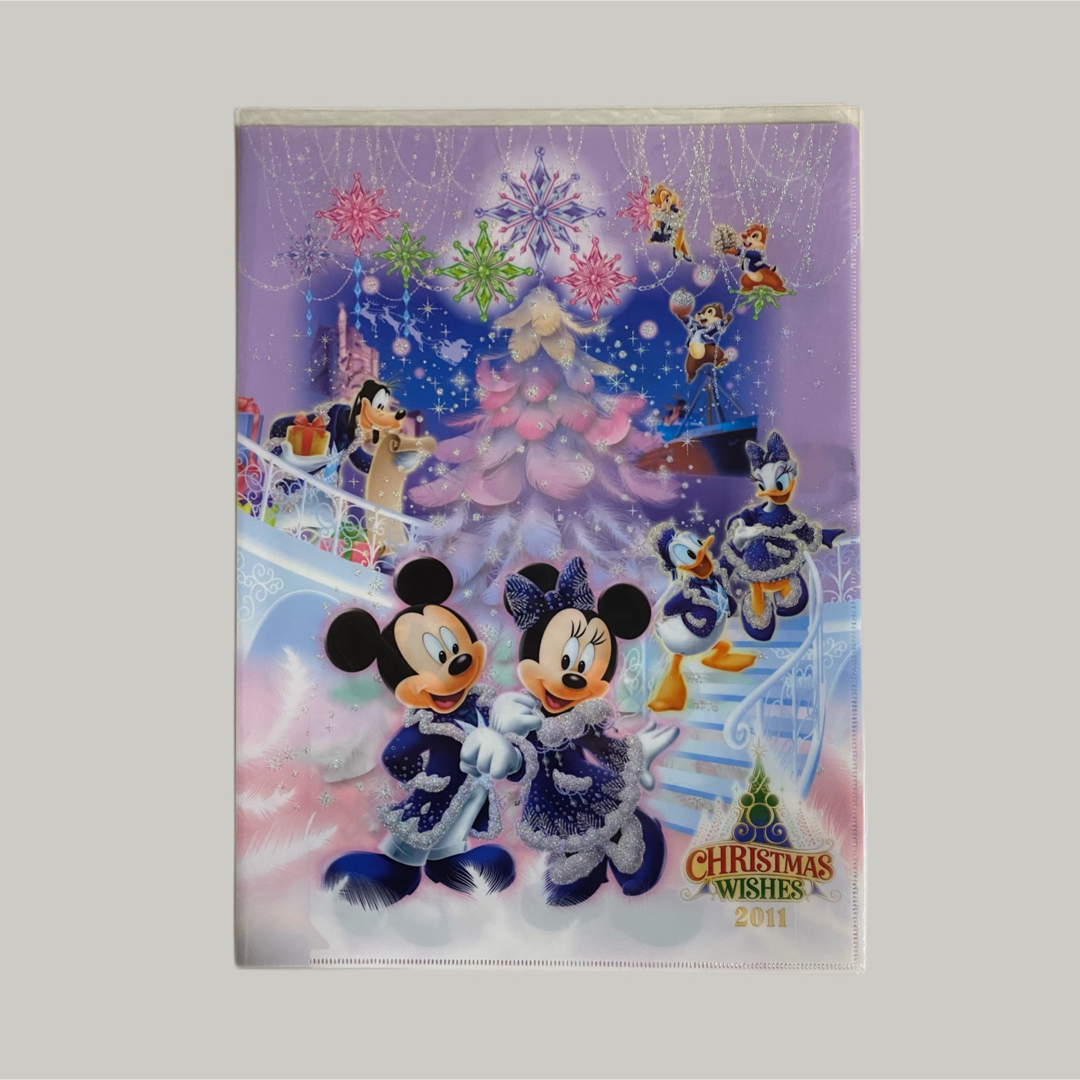 Disney(ディズニー)のクリアファイル　ステッカー　ウィッシュ　ディズニー　クリスマスセット インテリア/住まい/日用品の文房具(ファイル/バインダー)の商品写真