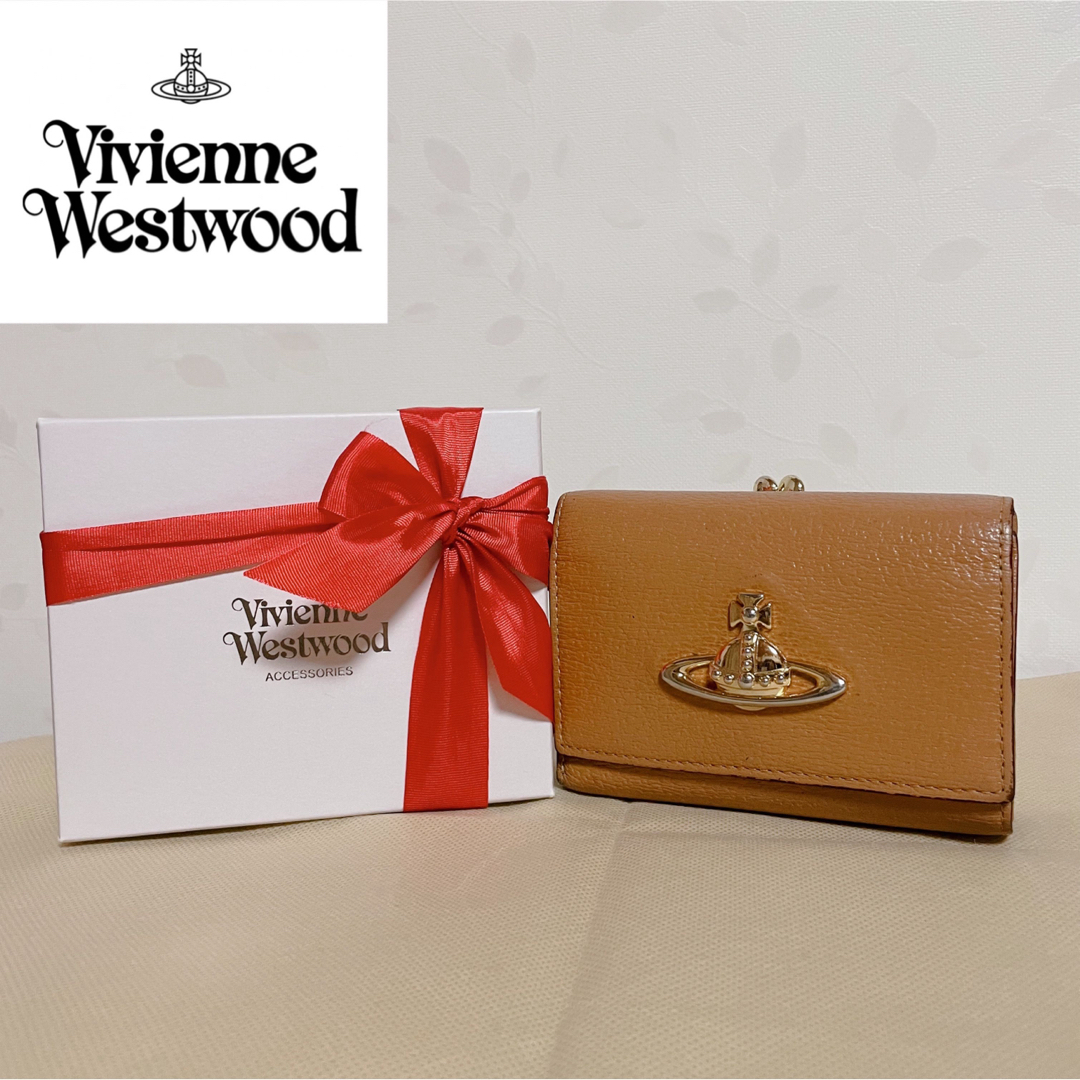 Vivienne Westwood(ヴィヴィアンウエストウッド)の【Vivienne Westwood 】ヴィヴィアン•ウエストウッドがま口財布 レディースのファッション小物(財布)の商品写真