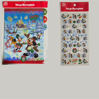 ディズニー(Disney)のクリアファイル　シール　ディズニー　クリスマスセット(ファイル/バインダー)