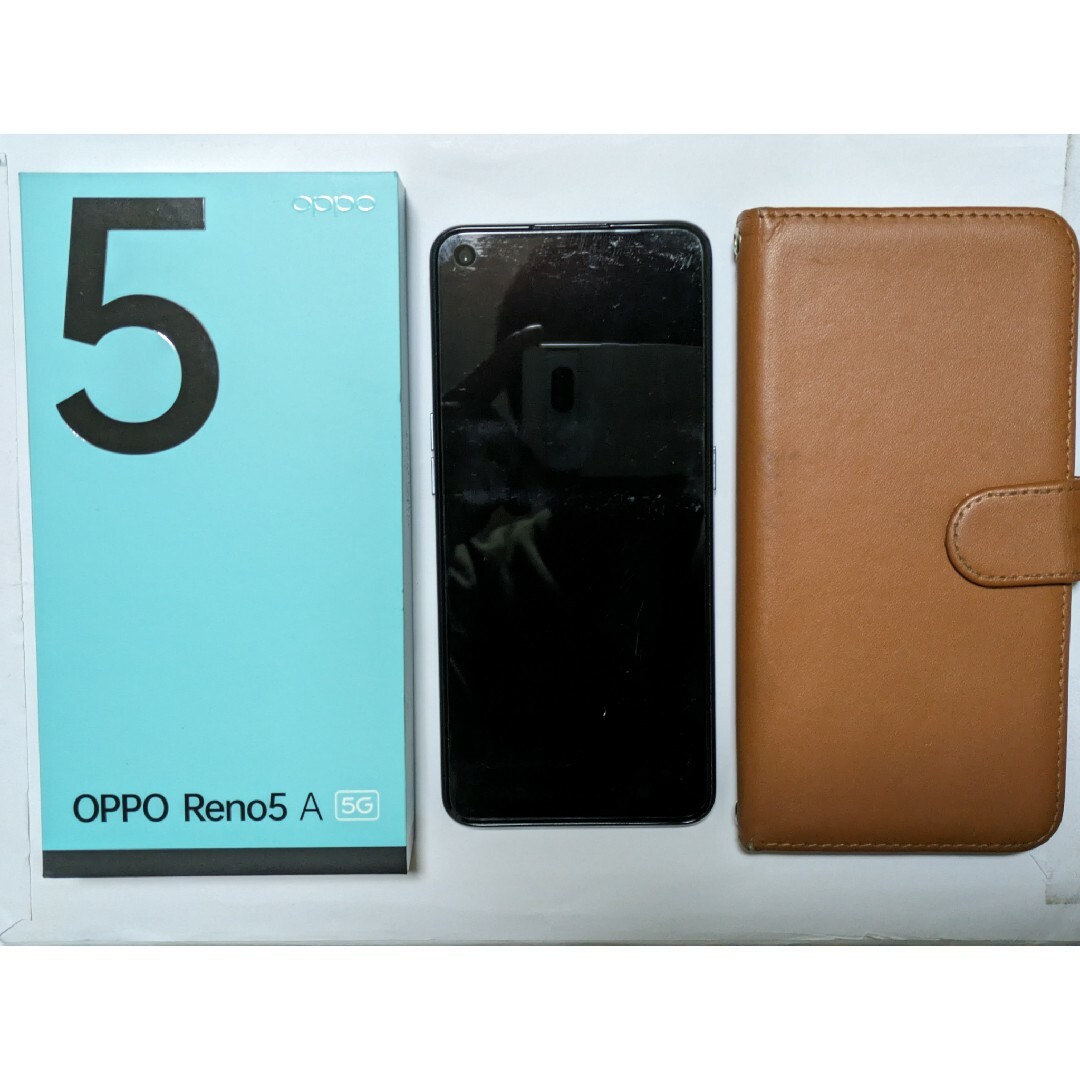 スマホ/家電/カメラOPPO Reno5 A アイスブルー 128 GB SIMフリー