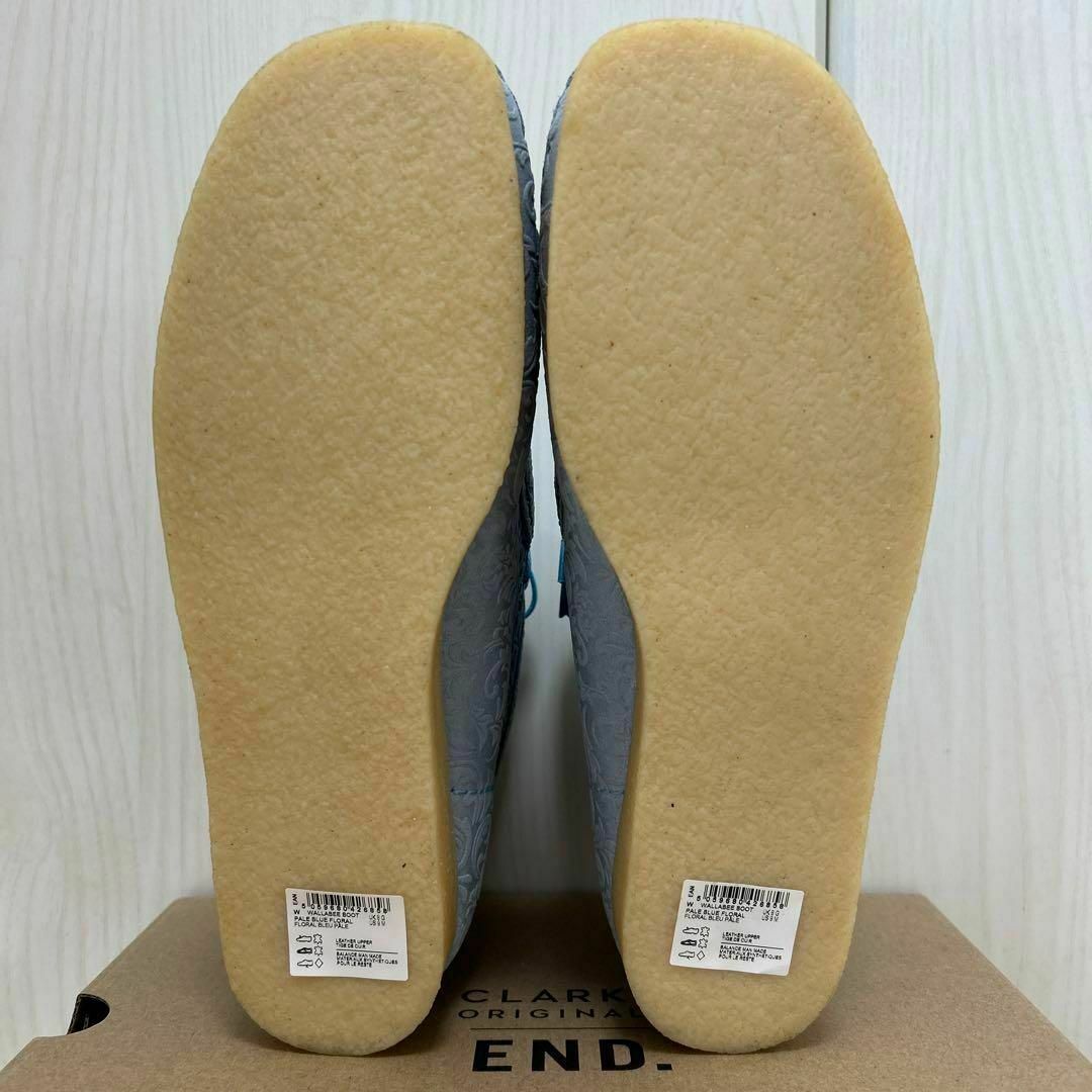 Clarks - END. OXFORD FLOWERS WALLABEE PALE BLUEの通販 by VOLT's