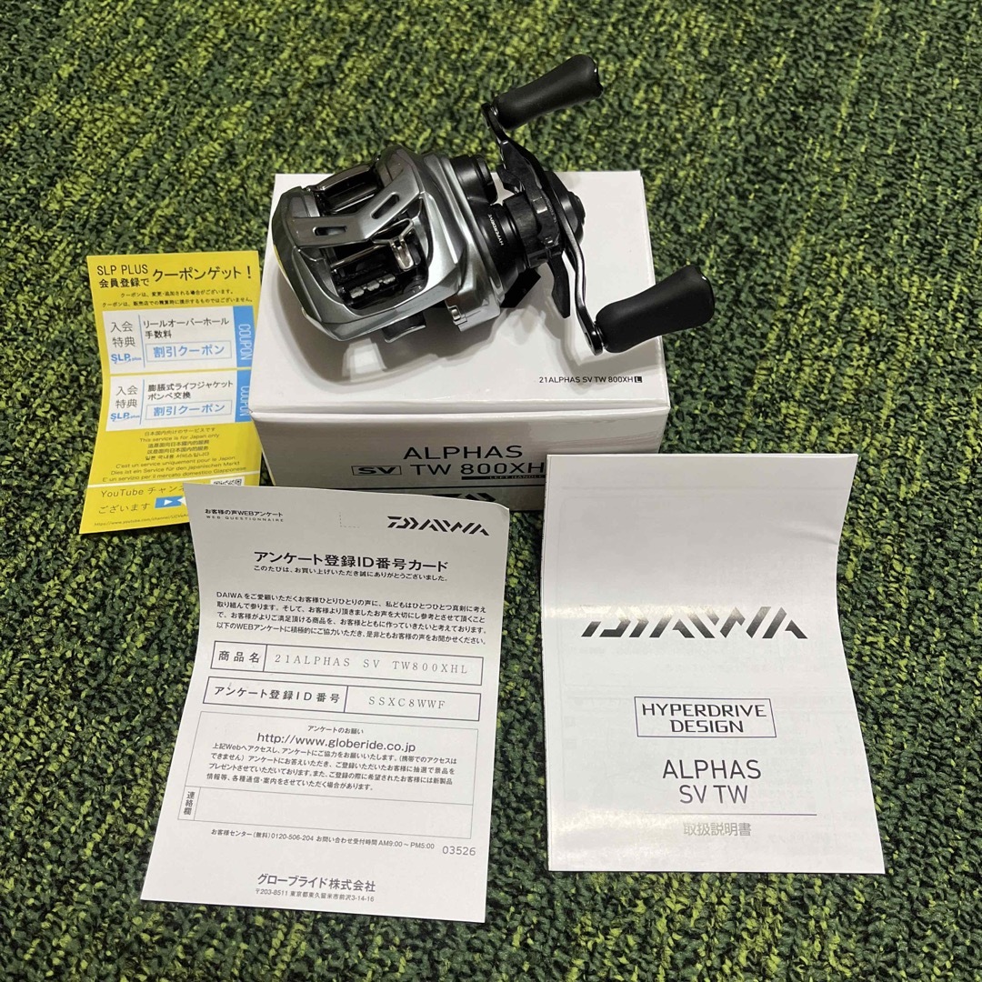 DAIWA(ダイワ)のka-2様専用 21ALPHAS アルファス SV TW800XHL 左巻き スポーツ/アウトドアのフィッシング(リール)の商品写真