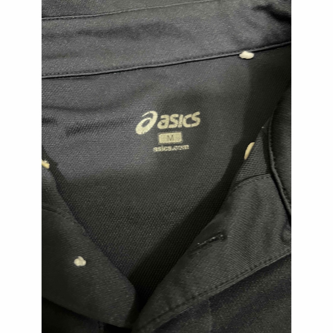 asics(アシックス)のアシックス　ポロシャツ　黒、紺2枚セット　サイズM メンズのトップス(ポロシャツ)の商品写真