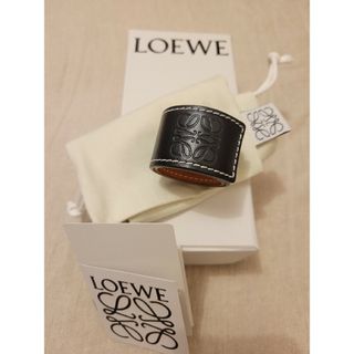 ロエベ(LOEWE)のLOEWE スモール バングル ブレスレット BLACK 黒(ブレスレット/バングル)