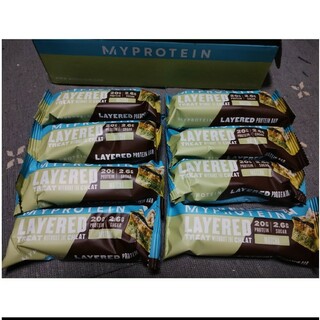 マイプロテイン(MYPROTEIN)のマイプロテイン　レイヤード　プロテインバー抹茶　8本　糖質制限　高タンパク質(プロテイン)