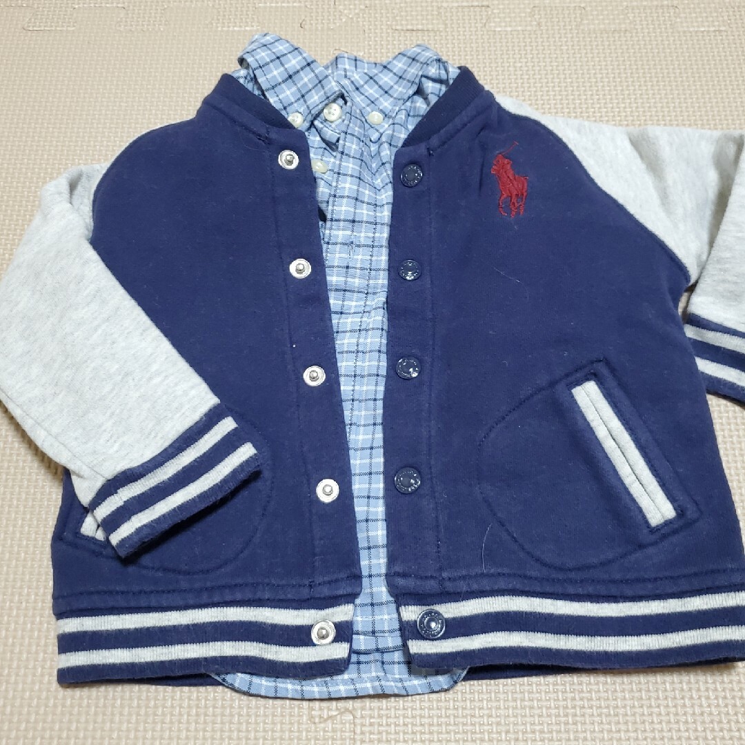 Ralph Lauren(ラルフローレン)のRalph Lauren　ジャケット　シャツセット　75センチ キッズ/ベビー/マタニティのベビー服(~85cm)(ジャケット/コート)の商品写真