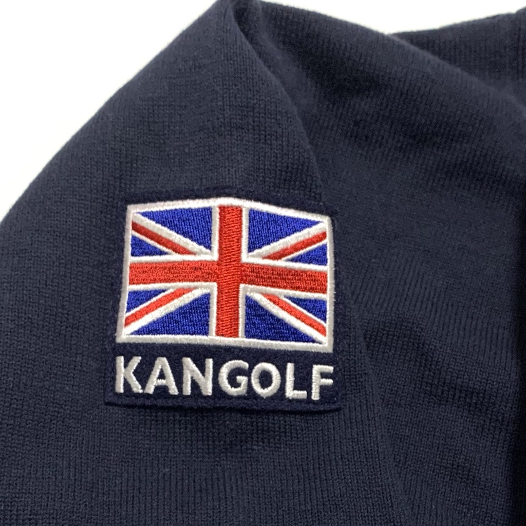 KANGOL(カンゴール)の【良品】KANGOLF／メンズ カーディガン Sサイズ スポーツ/アウトドアのゴルフ(ウエア)の商品写真