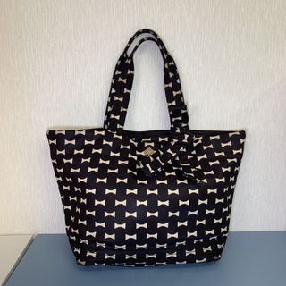 ケイトスペードニューヨーク(kate spade new york)のkate spade new york ナイロン トートバッグ 白黒(トートバッグ)