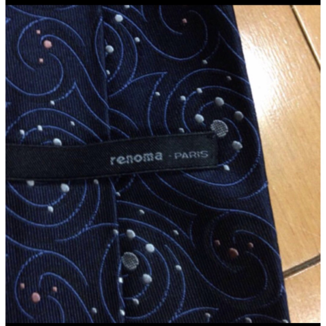 RENOMA(レノマ)の値下げ‼︎レノマネイビーシルクネクタイ メンズのファッション小物(ネクタイ)の商品写真