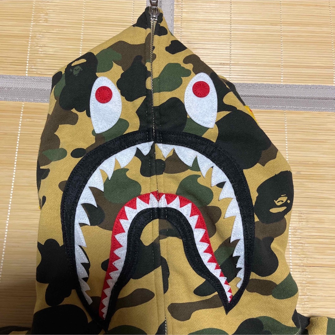 APE BAPE KAWS 1st Camo 迷彩　シャークパーカー　SHARK