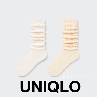 ユニクロ(UNIQLO)のユニクロ ハイソックス ロングリブ UNIQLO ソックス 靴下(ソックス)