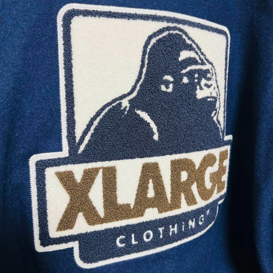 XLARGE - 【美品】エクストララージ 袖切り替え パイルロゴ スタジャン ...