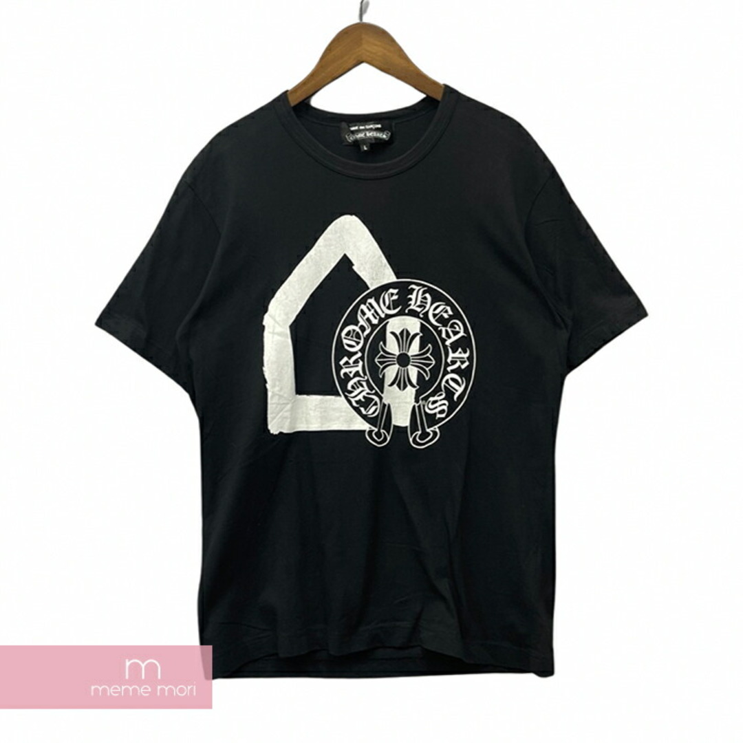 Tシャツ/カットソー(半袖/袖なし)CHROME HEARTS×COMME des GARCONS 2012SS Horseshoe Logo Tee ZI-T002 クロムハーツ×コムデギャルソン ホースシューロゴTシャツ 半袖カットソー DOVER STREET MARKET ブラック サイズL【231029】【-B】【me04】