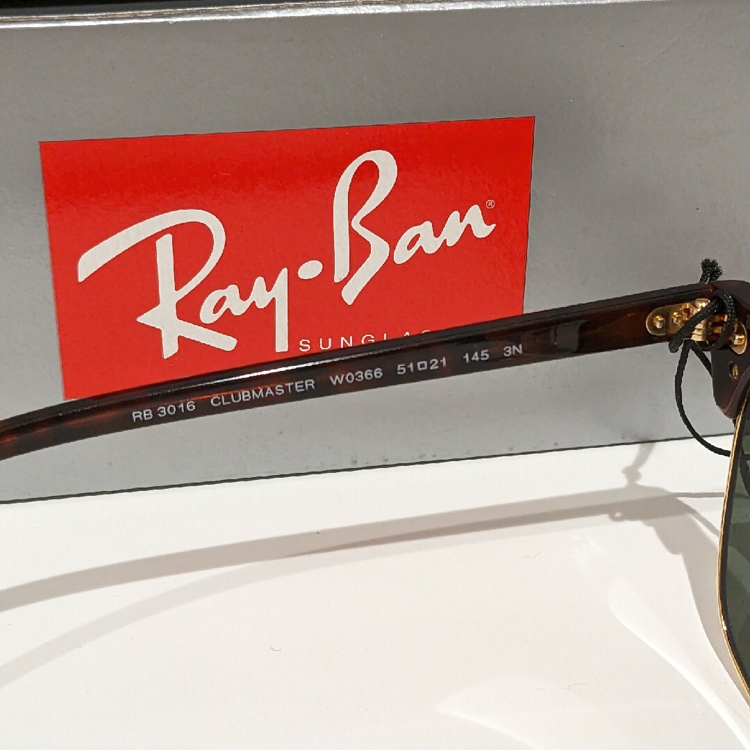 新品 RayBan イタリア製 サングラス 未使用 クラブマスター レイバン