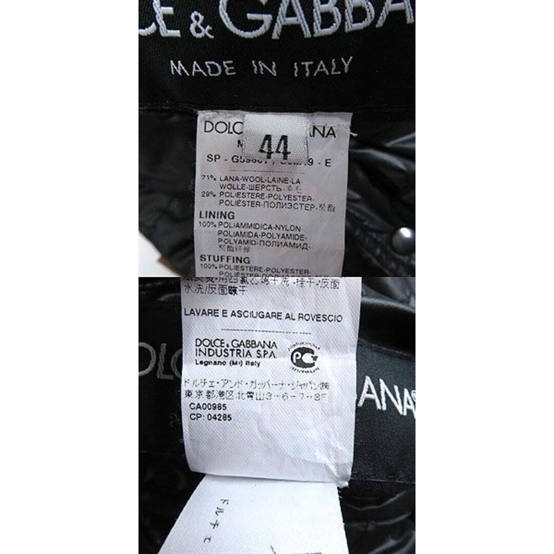 DOLCE&GABBANA - 美品□黒タグ ドルチェ&ガッバーナ リバーシブル