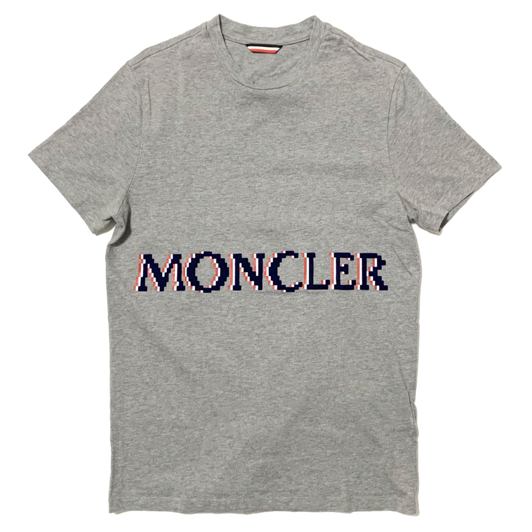 【正規品】MONCLER メンズ ロゴＴシャツ／S