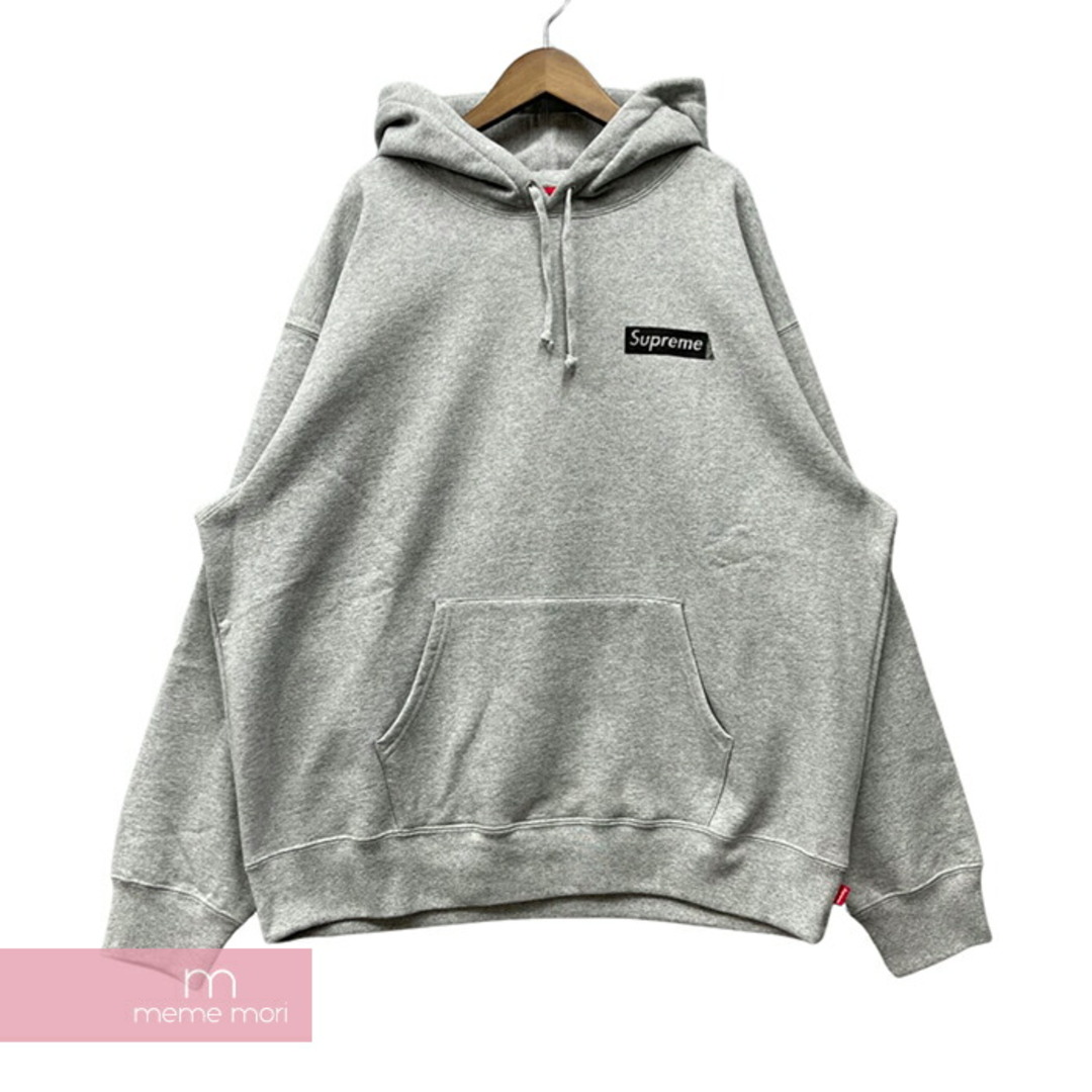 Supreme 2023AW Catwoman Hooded Sweatshirt シュプリーム キャットウーマンフーデッドスウェットシャツ  プルオーバーパーカー ロゴプリント グレー サイズXL【231102】【新古品】【me04】