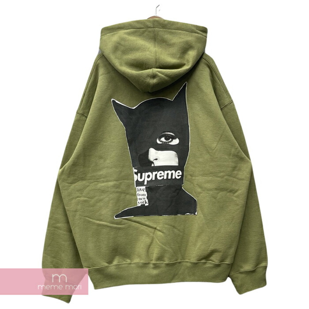 Supreme 2023AW Catwoman Hooded Sweatshirt Light Olive シュプリーム  キャットウーマンフーデッドスウェットシャツ ライトオリーブ プルオーバーパーカー ロゴプリント カーキ オリーブ  サイズXL【231103】【新古品】【me04】 | ...