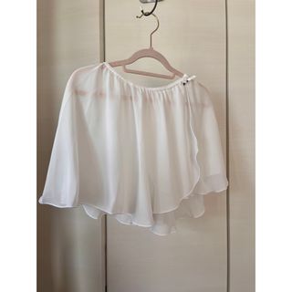 未使用品　子供用バレエスカート　ホワイト(ダンス/バレエ)