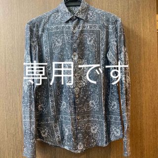 LAD MUSICIAN - ラッドミュージシャン 花柄シャツ 青薔薇 46の通販 by