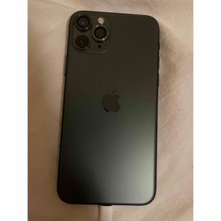 アップル(Apple)の【値下げしました】iPhone11pro 256GB 本体 ミッドナイトグリーン(スマートフォン本体)