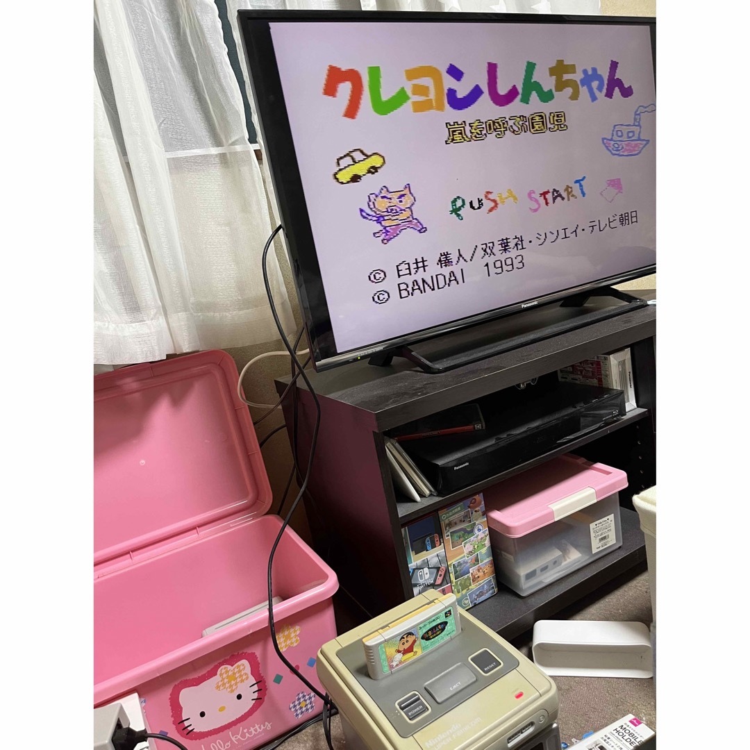 スーパーファミコン(スーパーファミコン)のSFCスーパーファミコンソフト クレヨンしんちゃん2本セット エンタメ/ホビーのゲームソフト/ゲーム機本体(家庭用ゲームソフト)の商品写真