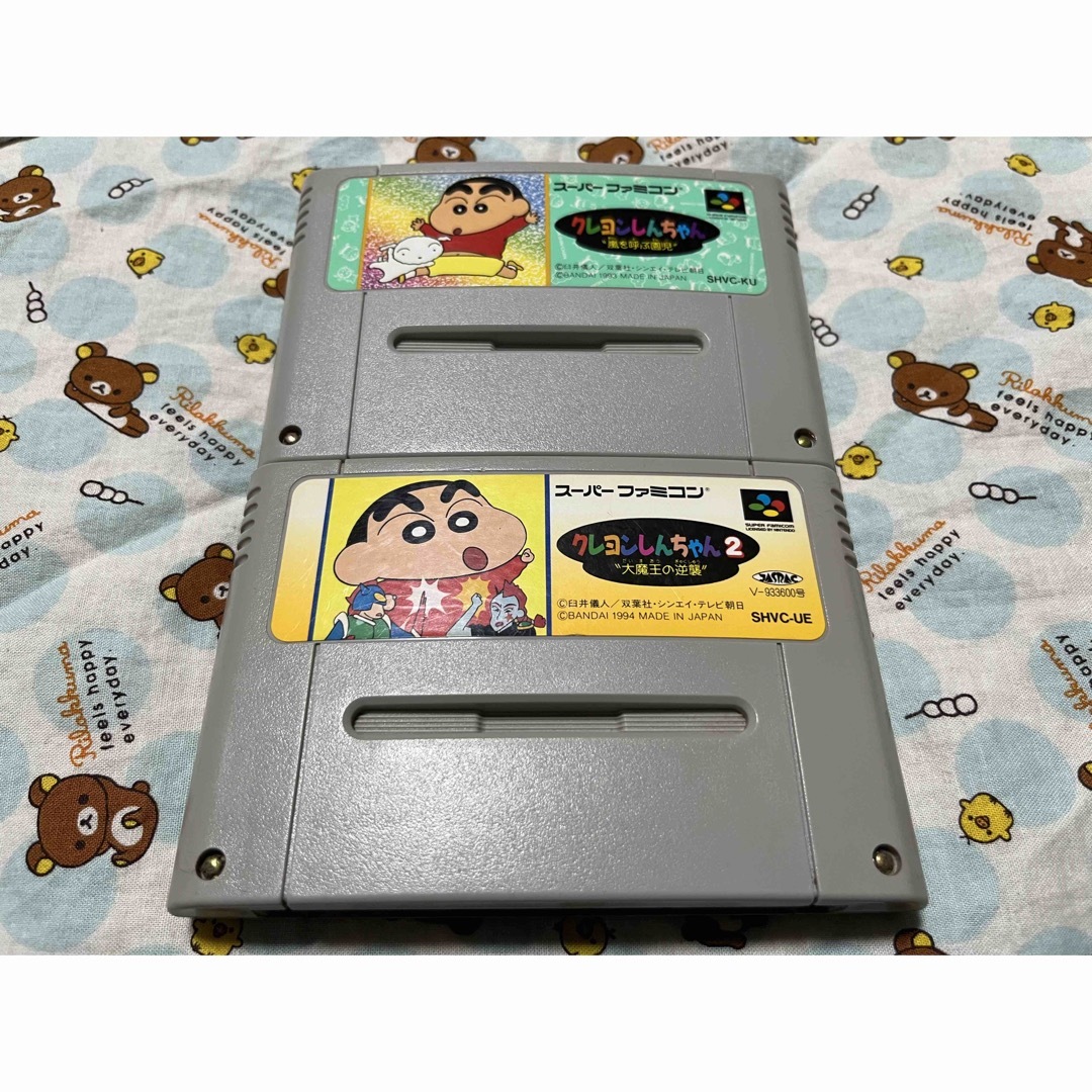 スーパーファミコン(スーパーファミコン)のSFCスーパーファミコンソフト クレヨンしんちゃん2本セット エンタメ/ホビーのゲームソフト/ゲーム機本体(家庭用ゲームソフト)の商品写真