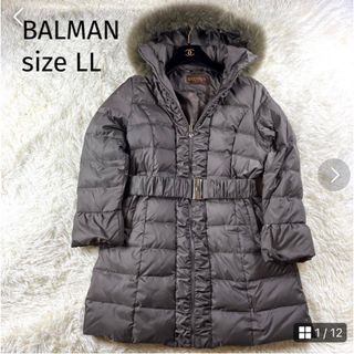 BALMAIN バルマン　ファーコート　ムートン　毛皮　ボンバージャケット　美品