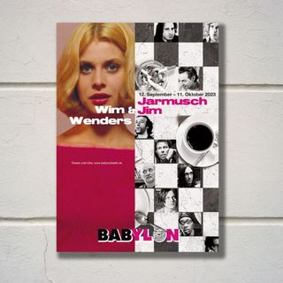 Wim Wenders & Jim Jarmusch 国内未入荷 超レアポスター(その他)