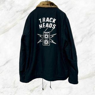 エクストララージ(XLARGE)の【美品】X-LARGE エクストララージ 内側ボア ミリタリージャケット 黒(フライトジャケット)