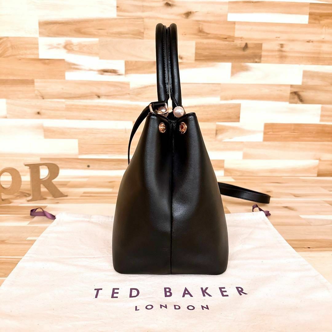 テッドベイカー TED BAKER ショルダーバッグ - レザー 黒 バッグ-