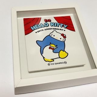 サンリオ(サンリオ)のハローキティ　50th フレームマグネット　タキシードサム　はぴだんぶい(キャラクターグッズ)