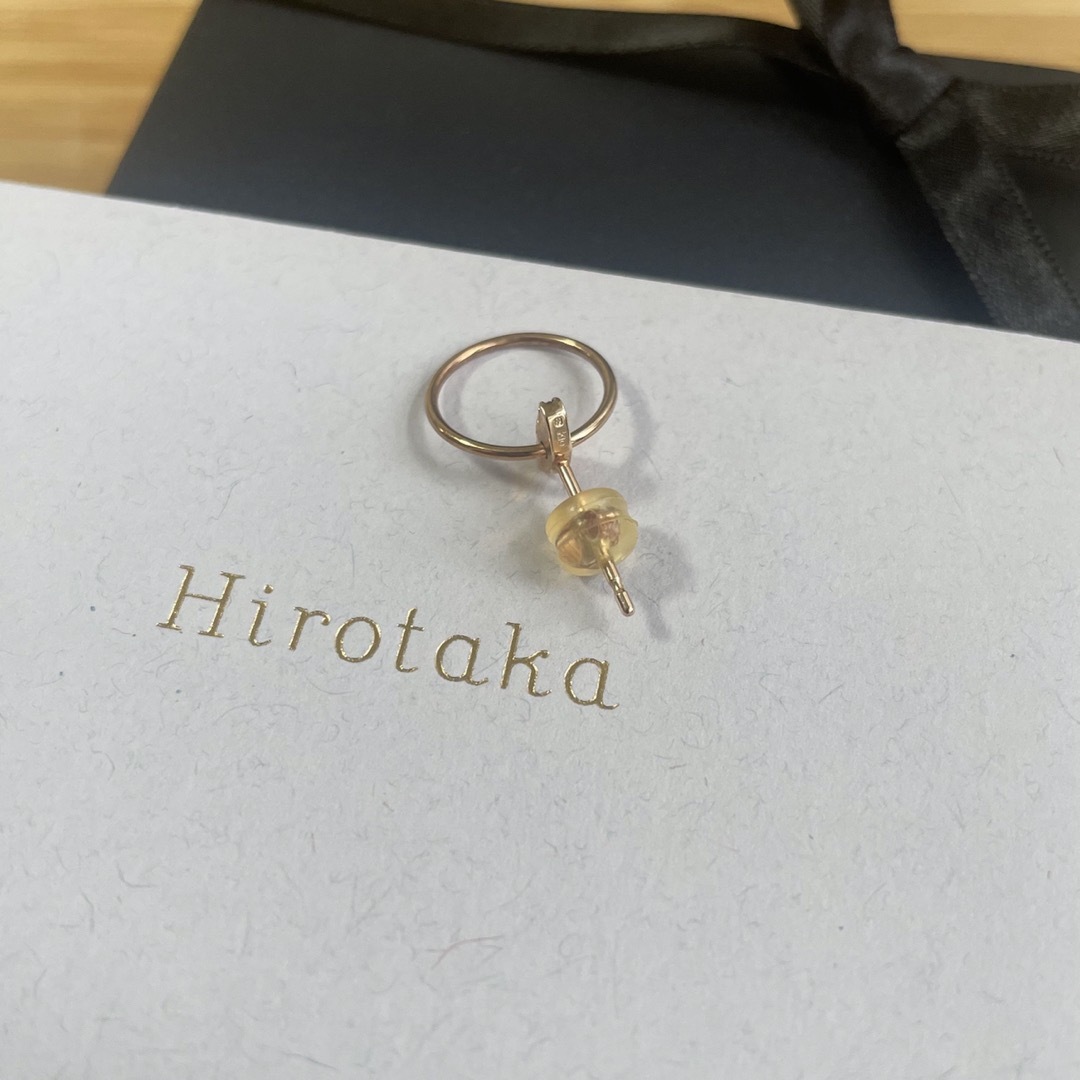 【美品】Hirotaka／ドアノッカー ダイヤモンド ピアス 片耳