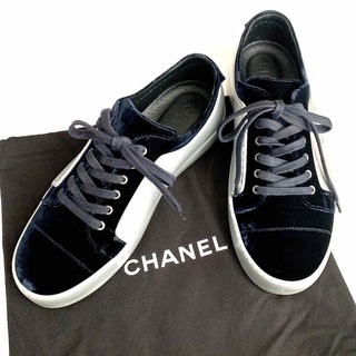 シャネル(CHANEL)の【正規品】CHANEL メンズ スニーカー／25.5cm(スニーカー)