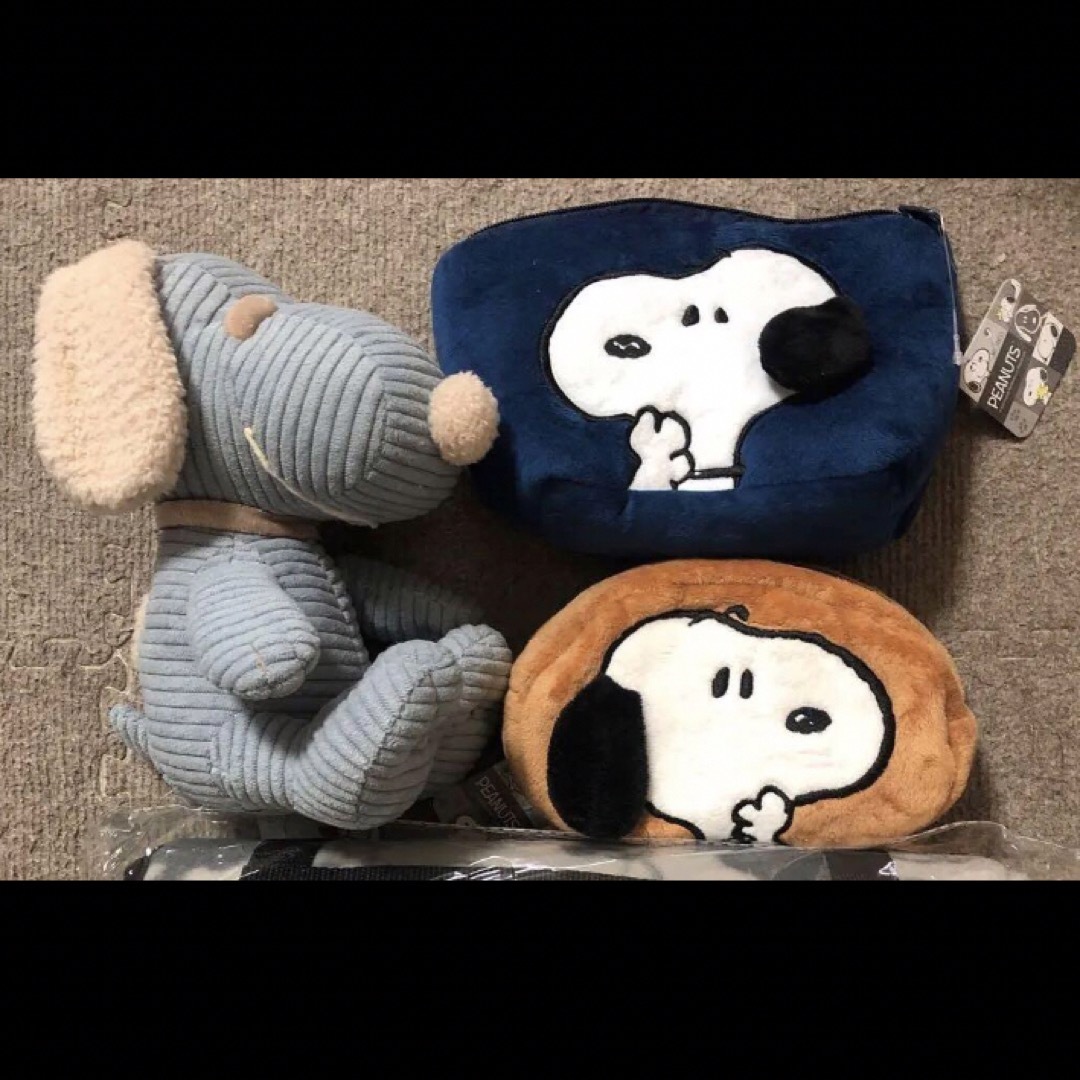 SNOOPY(スヌーピー)のスヌーピー ぬいぐるみ ポーチ エンタメ/ホビーのおもちゃ/ぬいぐるみ(キャラクターグッズ)の商品写真