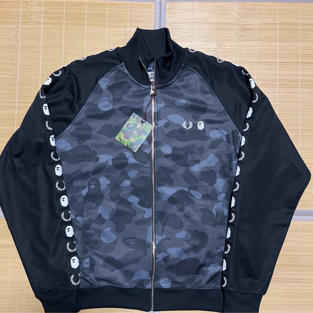 APE BAPE KAWS FRED PERRY トラックジャケット　XL