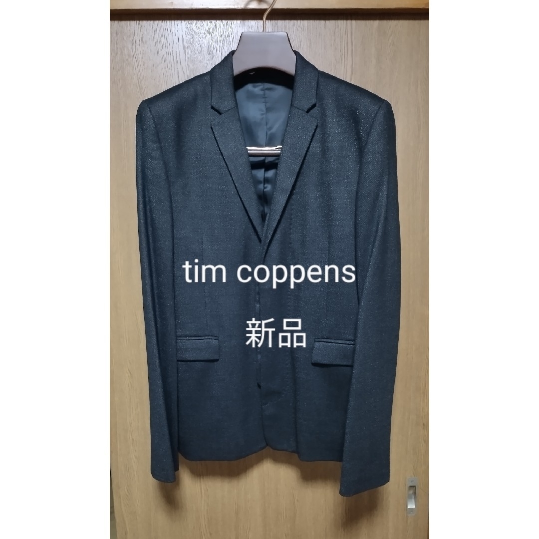 BARNEYS NEW YORK(バーニーズニューヨーク)のジャケット　新品 Tim Coppens メンズ テイラード 黒 アウター メンズのジャケット/アウター(テーラードジャケット)の商品写真