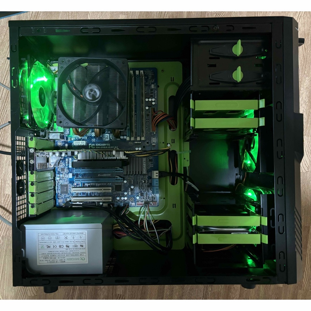 自作ライトゲーミングPC i7 2600K/メ8G/SSD/HDD/GTX760