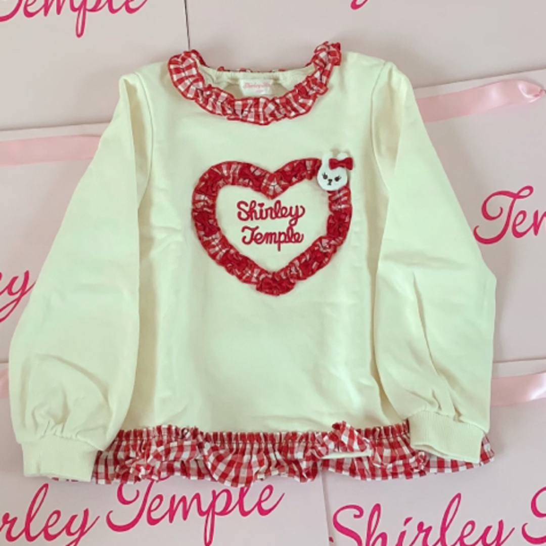 Shirley Temple(シャーリーテンプル)のシャーリーテンプル🎀うさぎ🐰トレーナー 120 キッズ/ベビー/マタニティのキッズ服女の子用(90cm~)(Tシャツ/カットソー)の商品写真