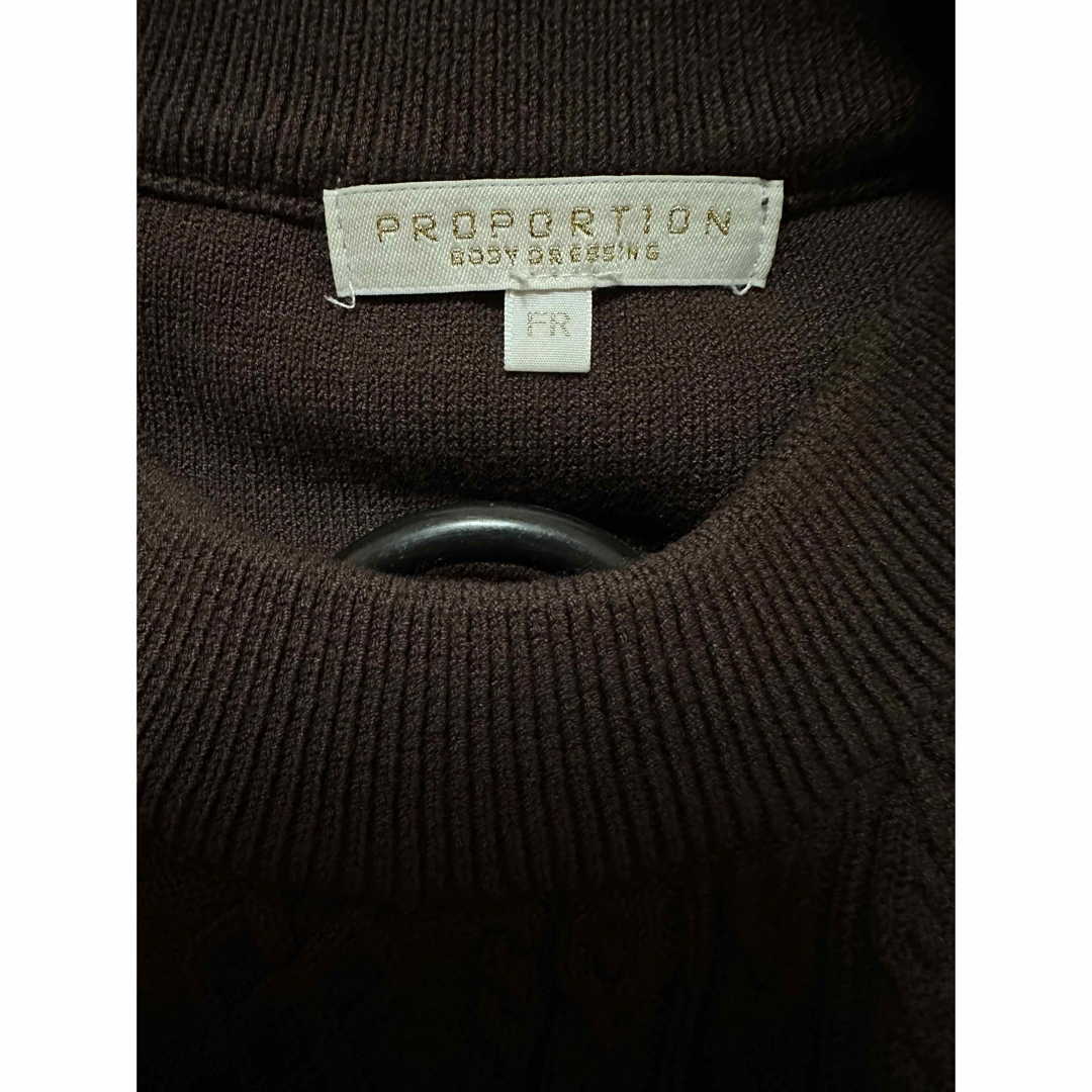 PROPORTION BODY DRESSING(プロポーションボディドレッシング)のケーブル編みノースリニット♡プロポーションボディドレッシング レディースのトップス(ニット/セーター)の商品写真