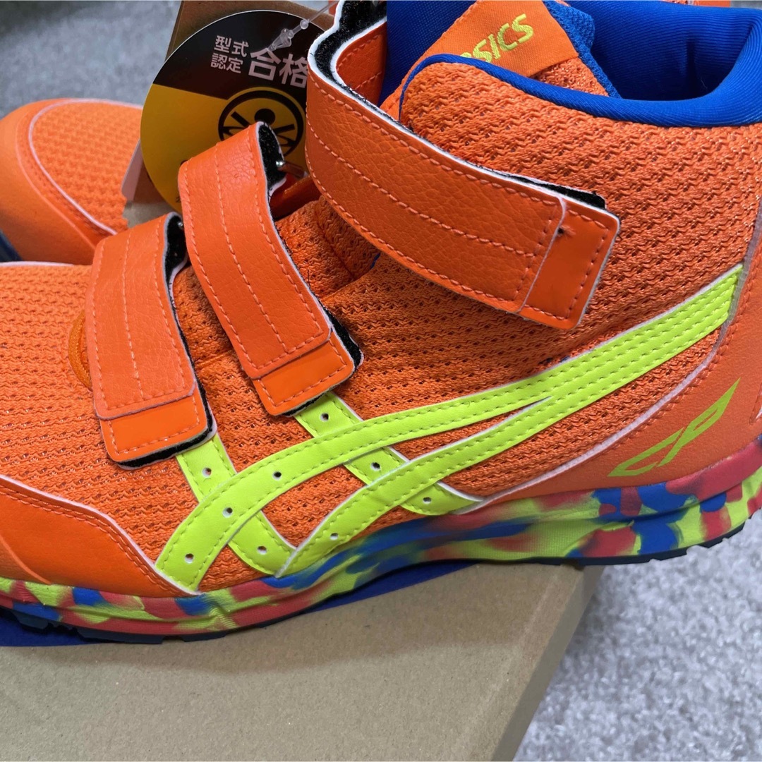 asics(アシックス)のasics アシックス　安全靴　ウィンジョブ　CP203 オレンジ　25.5① メンズの靴/シューズ(その他)の商品写真