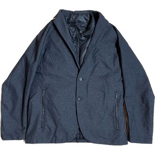 新品【23区HOMME オム】 米沢織 チェック柄 春夏ジャケット 48(L)