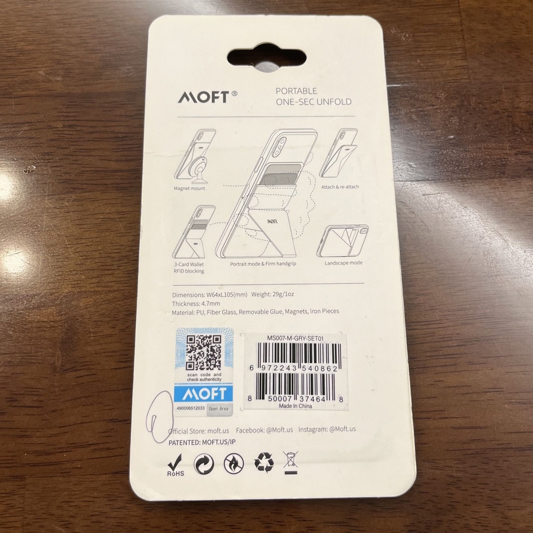 未開封新品　スマホスタンド　MOFT スマホ/家電/カメラのスマホアクセサリー(その他)の商品写真